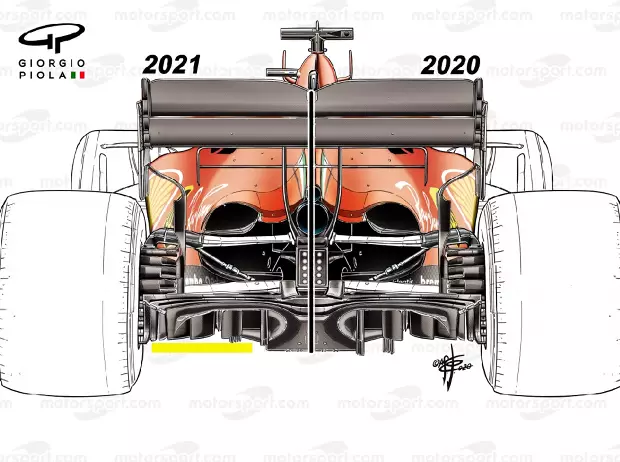 Foto zur News: Formel-1-Technik: Wie Ferraris Fortschritt von einer alten Idee unterstützt wurde