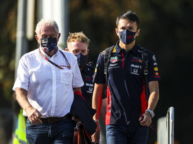 Helmut Marko, Alexander Albon Helmut Marko, Alexander Albon