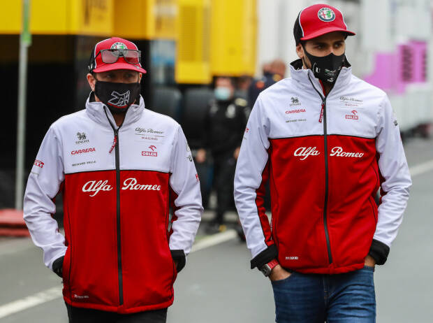 Kimi Räikkönen, Antonio Giovinazzi Kimi Räikkönen, Antonio Giovinazzi