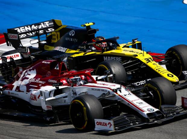 Kimi Räikkönen, Esteban Ocon Kimi Räikkönen, Esteban Ocon