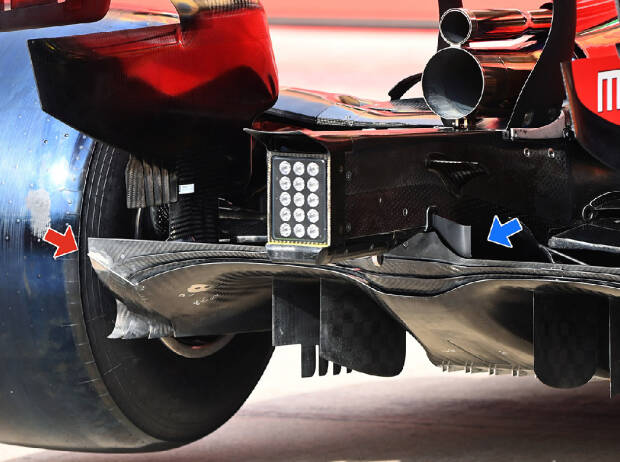 Foto zur News: Formel-1-Technik: Die Ferrari-Updates aus Imola unter der Lupe