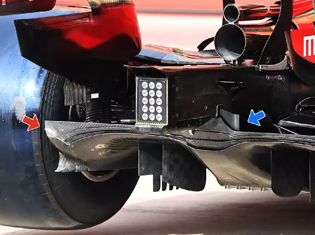 Foto zur News: Formel-1-Technik: Die Ferrari-Updates aus Imola unter der Lupe