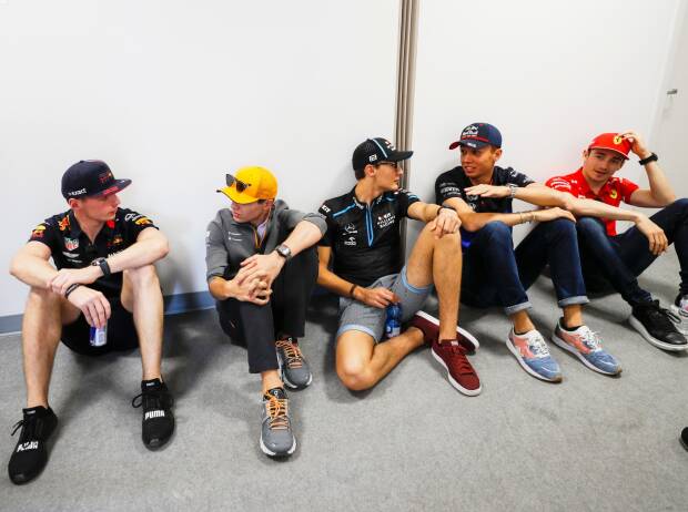 Max Verstappen, Lando Norris, George Russell, Alexander Albon, Charles Leclerc Max Verstappen, Lando Norris, George Russell, Alexander Albon, Charles Leclerc