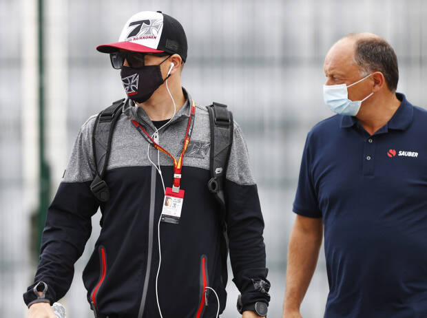 Kimi Räikkönen und Frederic Vasseur Kimi Räikkönen und Frederic Vasseur