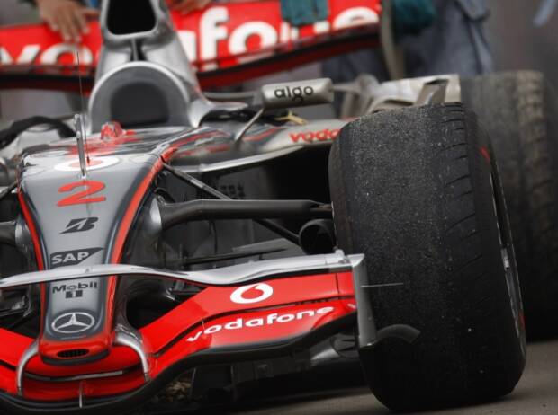 McLaren von Lewis Hamilton, Schanghai 2007 McLaren von Lewis Hamilton, Schanghai 2007