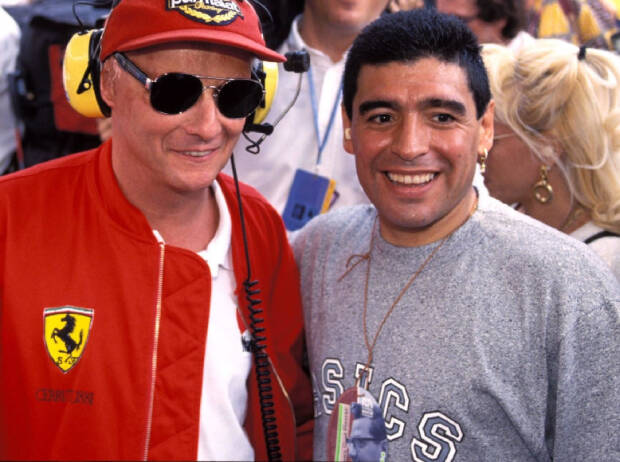 Niki Lauda, Diego Maradona