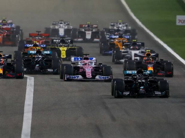 Lewis Hamilton, Alexander Albon, Sergio Perez, Max Verstappen, Valtteri Bottas Lewis Hamilton, Alexander Albon, Sergio Perez, Max Verstappen, Valtteri Bottas