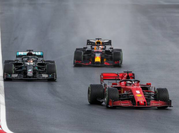 Sebastian Vettel, Lewis Hamilton, Max Verstappen