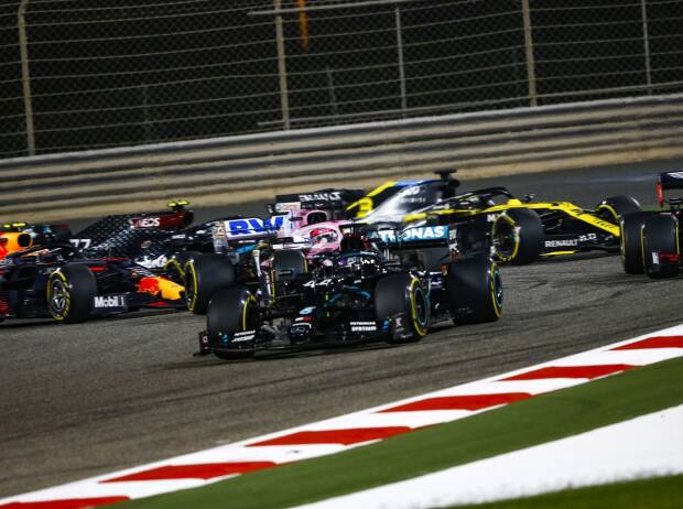 Lewis Hamilton, Max Verstappen, Daniel Ricciardo, Sergio Perez, Alexander Albon