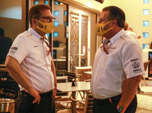 Andreas Seidl, Zak Brown Andreas Seidl, Zak Brown