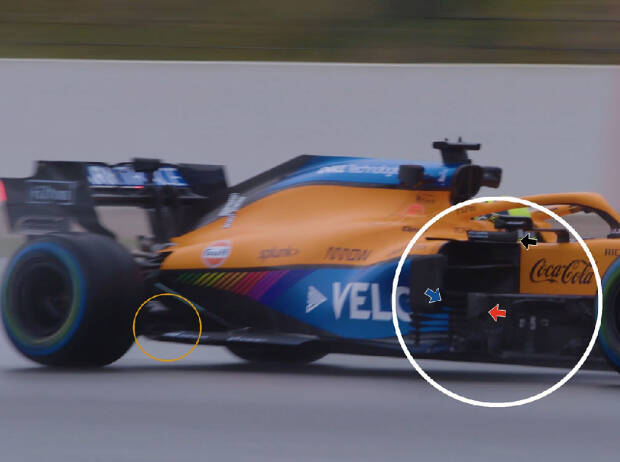 Foto zur News: McLaren MCL35M: Welche Geheimnisse beim Shakedown enthüllt wurden