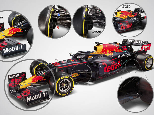 Foto zur News: Auf den zweiten Blick: Was Red Bull am RB16B wirklich geändert hat