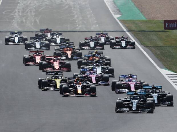 Valtteri Bottas, Lewis Hamilton, Max Verstappen, Nico Hülkenberg, Daniel Ricciardo
