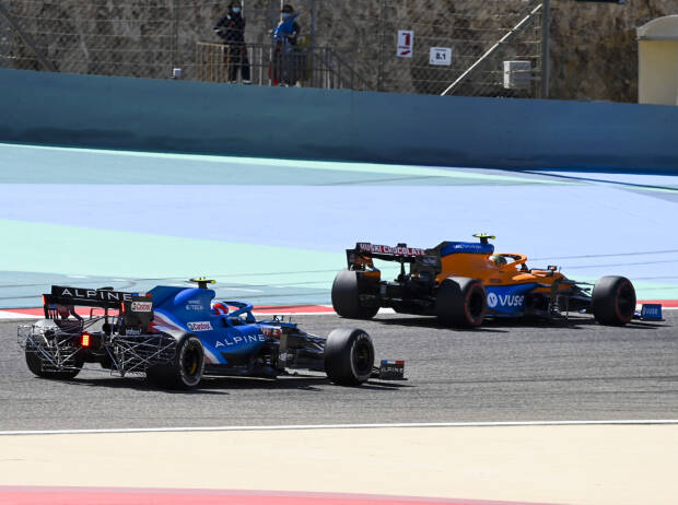 Esteban Ocon, Lando Norris