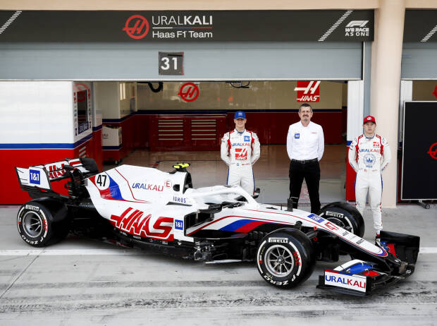Mick Schumacher, Günther Steiner, Nikita Masepin Mick Schumacher, Günther Steiner, Nikita Masepin