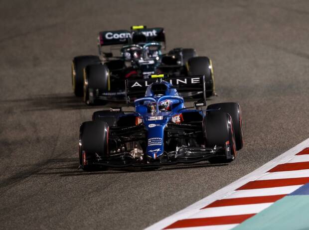 Esteban Ocon, Sebastian Vettel, Lance Stroll