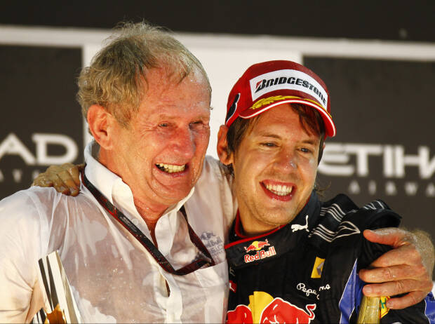 Sebastian Vettel, Daniel Ricciardo, Helmut Marko Sebastian Vettel, Daniel Ricciardo, Helmut Marko