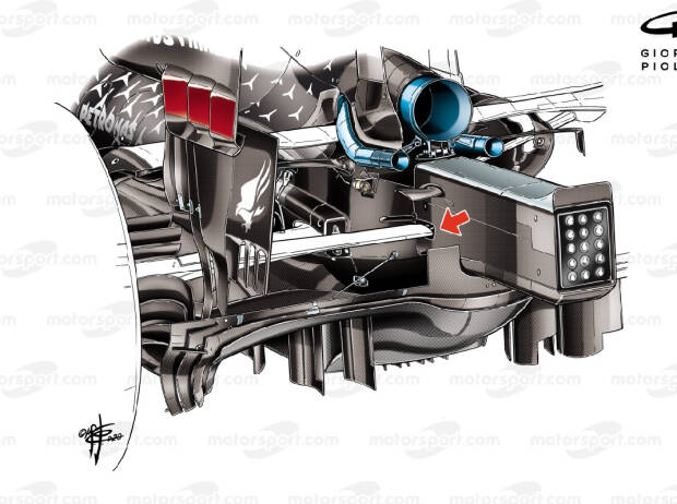 Foto zur News: Formel-1-Technik: Wie Mercedes den verlorenen Abtrieb zurückholen möchte