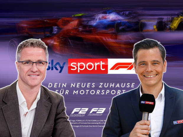 Sky-F1-Experte Ralf Schumacher, Sky-F1-Kommentator Sascha Roos Sky-F1-Experte Ralf Schumacher, Sky-F1-Kommentator Sascha Roos