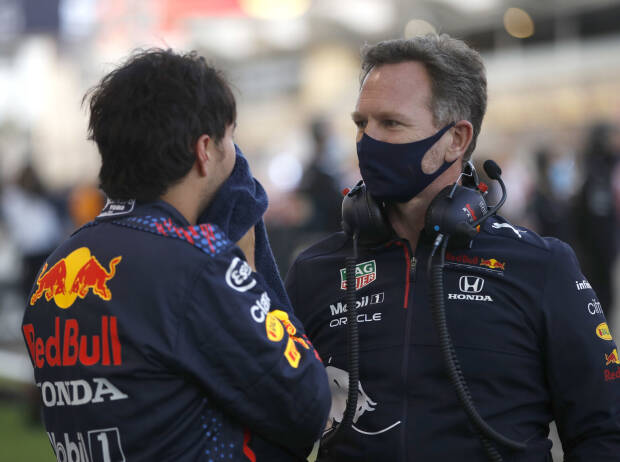 Sergio Perez, Christian Horner Sergio Perez, Christian Horner