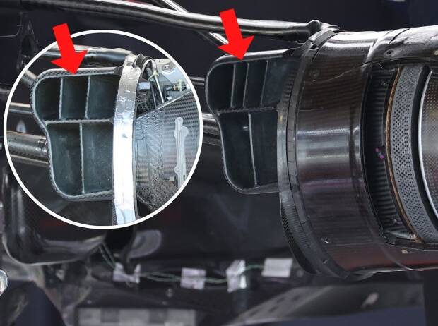 Red Bull RB16, Bremskühlung Red Bull RB16, Bremskühlung