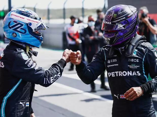 Foto zur News: Hamilton verpasst 100. Pole um 0,007 Sekunden: "Ziemlich chaotische Session"