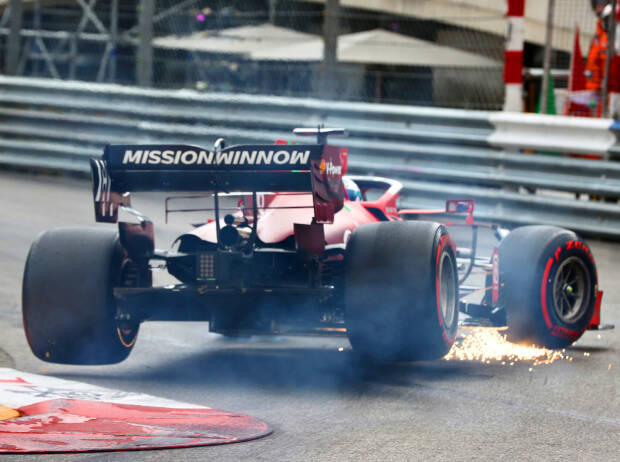 Charles Leclercs kontroverser Unfall im Qualifying zum Grand Prix von Monaco 2021 Charles Leclercs kontroverser Unfall im Qualifying zum Grand Prix von Monaco 2021