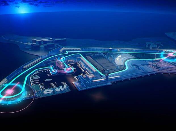 Umbaumaßnahmen am Yas Marina Circuit in Abu Dhabi vor dem Formel-1-Finale 2021 Umbaumaßnahmen am Yas Marina Circuit in Abu Dhabi vor dem Formel-1-Finale 2021