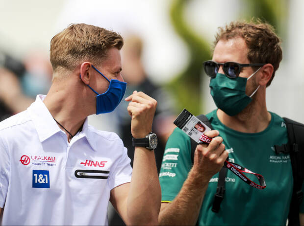 Mick Schumacher, Sebastian Vettel