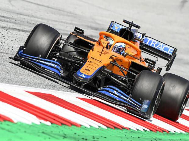 Daniel Ricciardo im McLaren MCL35-Mercedes beim Steiermark-Grand-Prix 2021 am Red-Bull-Ring in Spielberg (Österreich) Daniel Ricciardo im McLaren MCL35-Mercedes beim Steiermark-Grand-Prix 2021 am Red-Bull-Ring in Spielberg (Österreich)