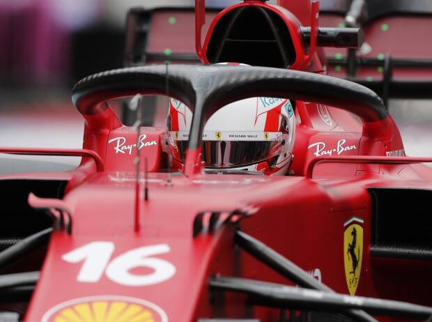 Charles Leclerc im Ferrari SF21 beim Österreich-Grand-Prix der Formel 1 2021 auf dem Red-Bull-Ring bei Spielberg Charles Leclerc im Ferrari SF21 beim Österreich-Grand-Prix der Formel 1 2021 auf dem Red-Bull-Ring bei Spielberg