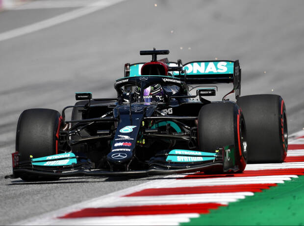 Lewis Hamilton im Qualifying zum Großen Preis von Österreich auf dem Red-Bull-Ring von Spielberg