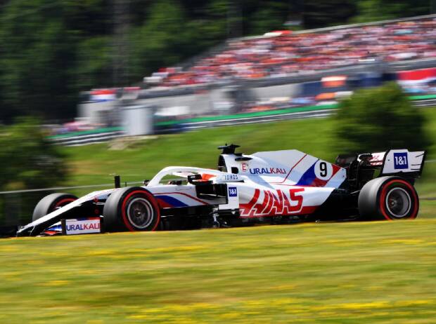 Formel-1-Pilot Nikita Masepin (Haas) beim Großen Preis von Österreich in Spielberg