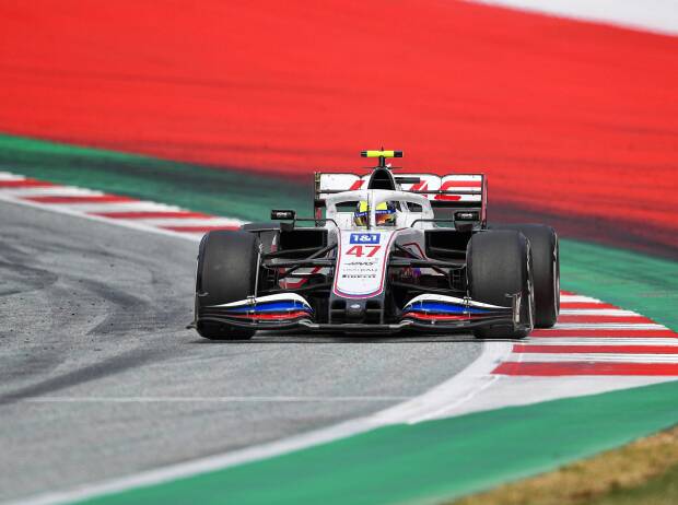 Mick Schumacher (Haas) beim Großen Preis von Österreich der Formel 1 auf dem Red-Bull-Ring in Spielberg