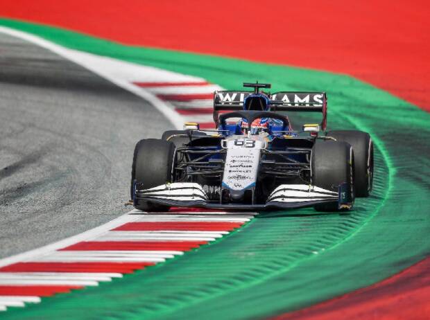 George Russell (Williams) beim Großen Preis von Österreich der Formel 1 am Red Bull Ring in Spielberg