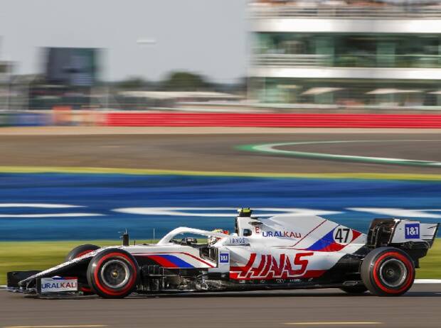 Mick Schumacher (Haas) im Qualifying zum Großen Preis von Großbritannien der Formel 1 in Silverstone