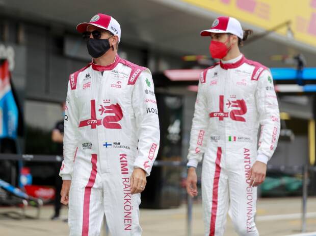 Antonio Giovinazzi, Kimi Räikkönen Antonio Giovinazzi, Kimi Räikkönen