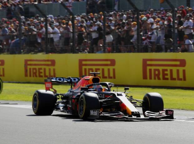 Max Verstappen (Red Bull) im Sprintqualifying zum Großen Preis von Großbritannien der Formel 1 in Silverstone
