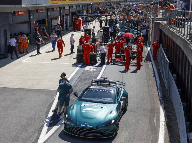 Rennunterbrechung in Silverstone 2021 Rennunterbrechung in Silverstone 2021