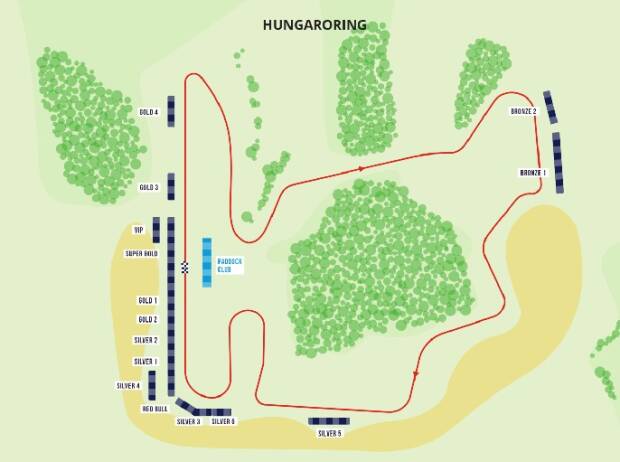 Foto zur News: Ungarn Grand Prix Grandstand-Guide 2021: Welche Tribüne ist die Beste?
