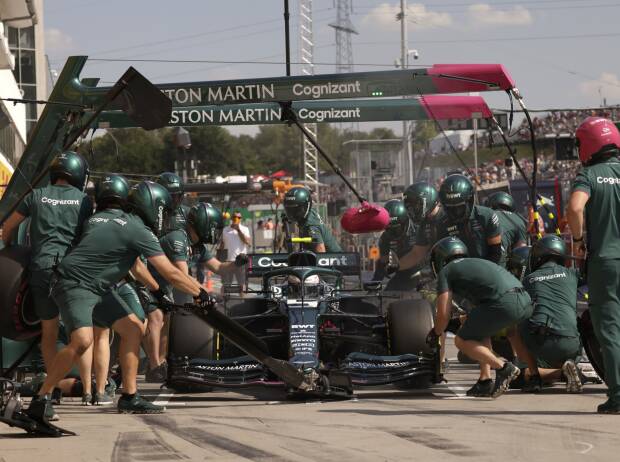 Foto zur News: Sebastian Vettel nach P8: Was Aston Martin noch besser machen muss