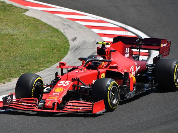 Carlos Sainz (Ferrari) auf dem Hungaroring in Ungarn Carlos Sainz (Ferrari) auf dem Hungaroring in Ungarn