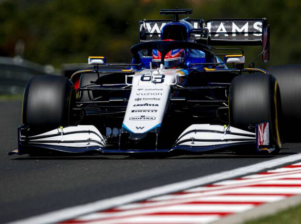 George Russell im Williams-Mercedes FW43B beim Grand Prix von Ungarn der Formel 1 2021 in Budapest George Russell im Williams-Mercedes FW43B beim Grand Prix von Ungarn der Formel 1 2021 in Budapest