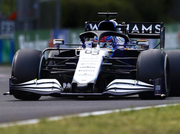 George Russell im Williams-Mercedes FW43B beim Grand Prix von Ungarn der Formel 1 2021 in Budapest George Russell im Williams-Mercedes FW43B beim Grand Prix von Ungarn der Formel 1 2021 in Budapest