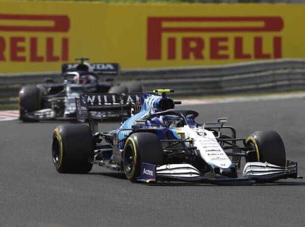 Nicholas Latifi (Williams) beim Formel-1-Rennen in Ungarn Nicholas Latifi (Williams) beim Formel-1-Rennen in Ungarn
