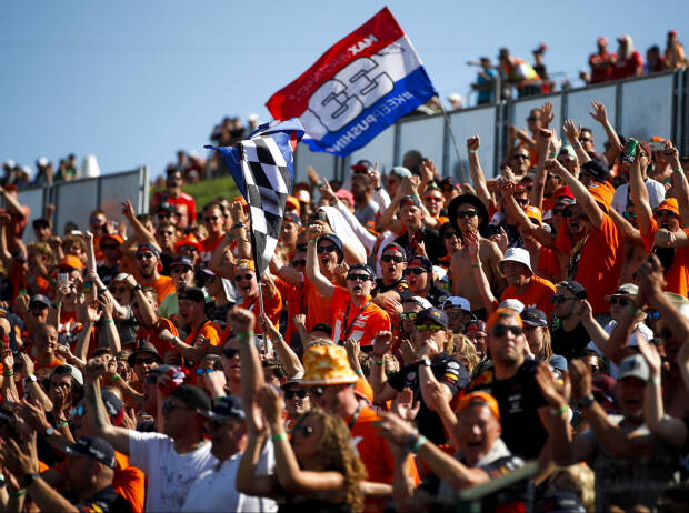 Zum großen Teil niederländische Fans beim Formel-1-Rennen in Budapest auf dem Hungaroring