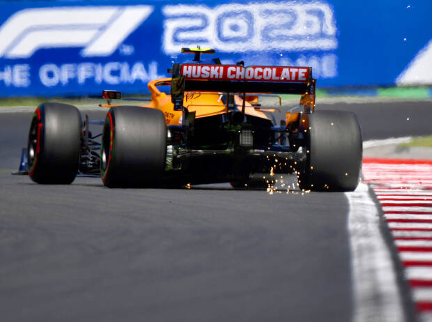 Lando Norris (McLaren) im Qualifying zum Formel-1-Rennen in Budapest (Ungarn) am Hungaroring