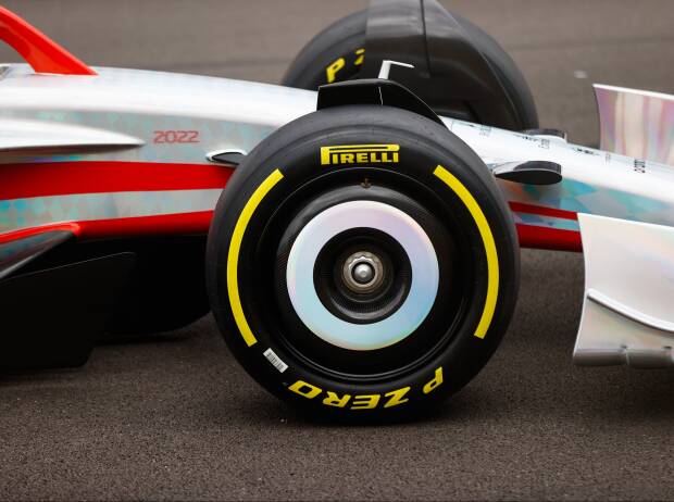 Formel 1 Auto 2022 Rad Reifen