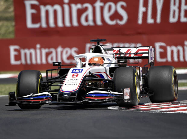 Nikita Masepin (Haas) während des Großen Preises von Ungarn in Budapest 2021