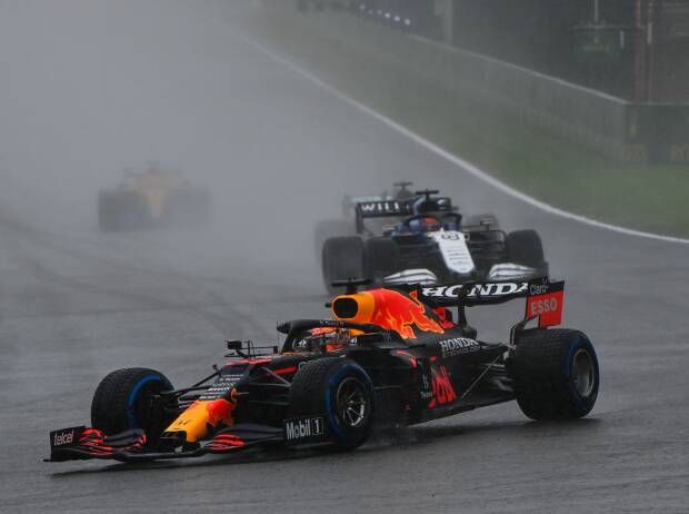 Max Verstappen, George Russell